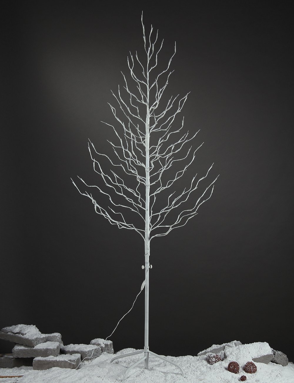 Lightshare 6Ft 240L LED Star Light Tree,Home/Festival/Party/Christmas,Indoor and Outdoor Use,Warm White