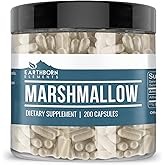 Earthborn Elements Marshmallow Root 200 Capsules, Pure & Undiluted, No Additives
