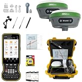 SMA26 Plus(FP86) GNSS Receivers Base&amp;Rover RTK GPS Land Survey Equipment with Permanent Survey Software, Connect with Drone/UAV, 1cm Accuracy,PPP/NTRIP/UHF Radio/BT, Ideal for Construction and Mapping