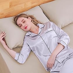 JOLLYVOGUE Bed Sheets Queen 4 Pieces, Beige Sheet