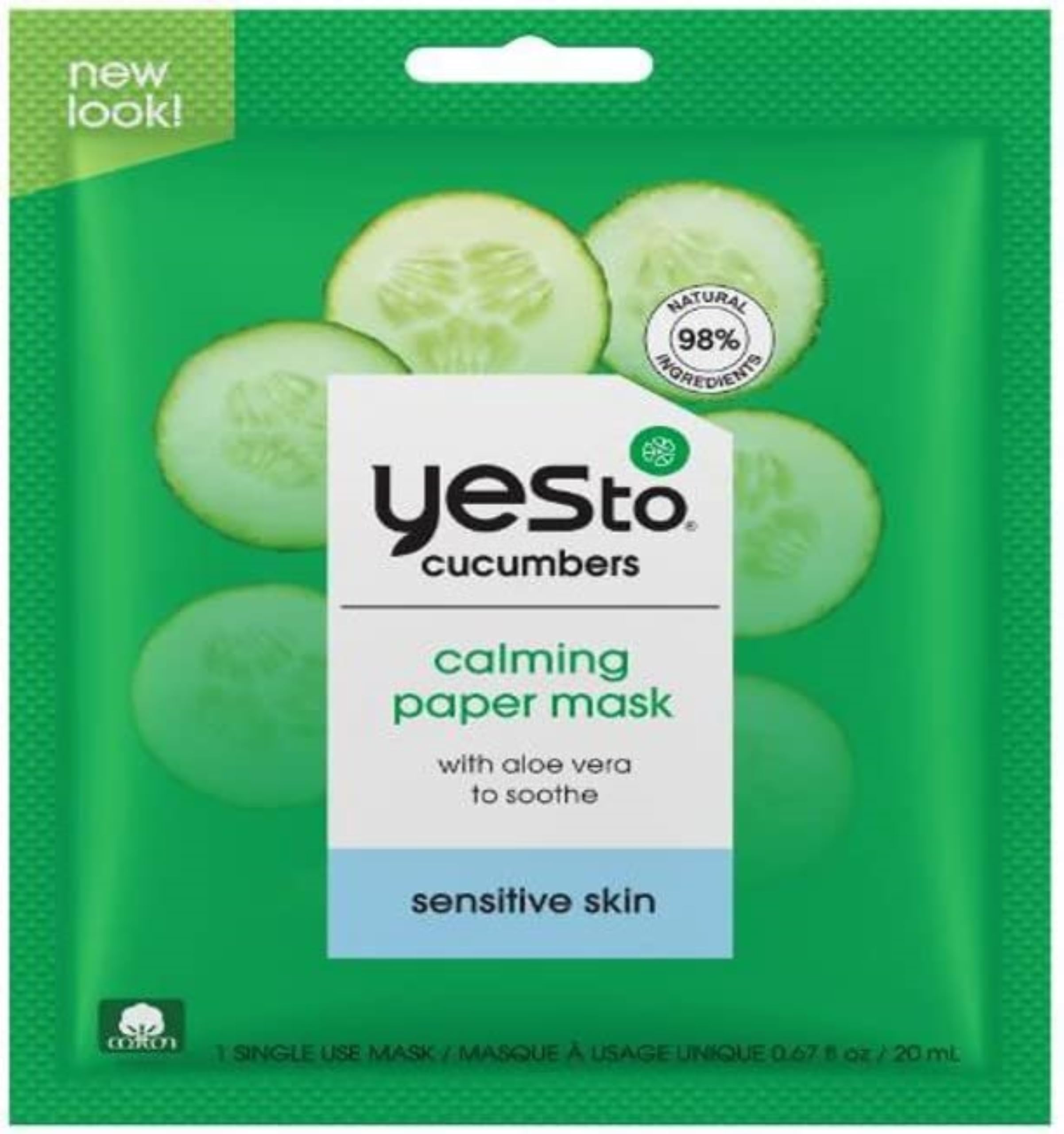 Yes To Cucumbers Soothing Calming Sheet Mask (1 Count)