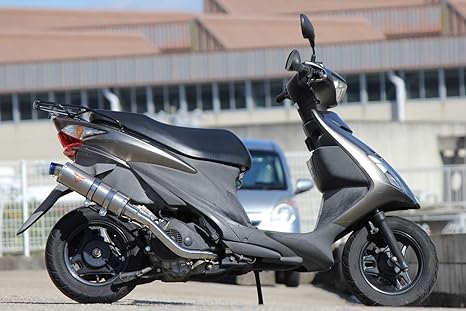 Amazon Valiente バリエンテ スズキ 09アドレスv125 S Cf4ma Cf4ea バイクマフラー スパルタ チタンソリッド スポーツタイプ エキゾーストパイプ 車 バイク