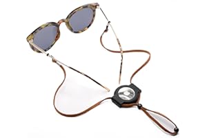 Eyeglass Lanyard–Sunglasses Strap with Holder Compatible with AirTag Tracker–Adjustable Eyeglass Strap for Eyewear for AirTag