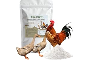 Chicken Probiotics + Vitamins + Minerals for Chickens,All-Natural Digestive Health & Immune Support Supplement for Hens,Turke