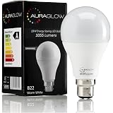 Lampadina LED B22 10W (Equivalente 100W) - Luce Bianco Caldo 3000K, 1200 Lumen, Confezione Da 2