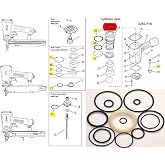 O-Ring Rebuild Kit for Paslode 3250 F16 Finish Nailer With Cylinder Seal 402725