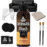 Leather Hero Color Restorer Kit – Leather Dye & Scratch Remover for Couches, Shoes, Car Seats – DIY Repair – Made in USA