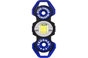 KILIMANJARO Vaughan Magnetic Stud Finder Leveler, Locate Screws, Nails, Metal Studs with Magnet, Level Tool, Drywall, Plaster, Blue - 050044 Small