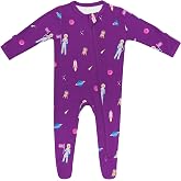 KYTE BABY Infant and Toddler Dual Zipper Footie, Ultra-Soft Rayon Made From Bamboo, Boys and Girls Clothing