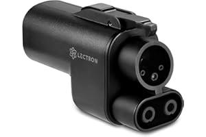 Lectron NACS to CCS Electric Vehicle Adapter with Interlock - (500A/1,000V) - Compatible with Tesla Superchargers - CCS1 EV Fast Charging with Vortex Plus [Check Automaker for Compatibility] - UL 2252