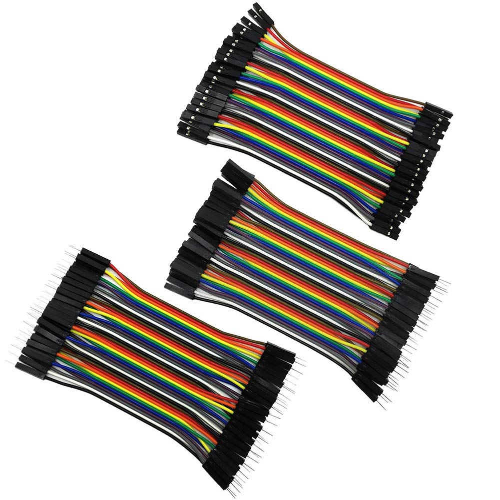 Kit Cavi Jumper E Connettori Per Arduino - 120pcs 3x10cm Maschio/Femmina + 20pcs Header 2.54mm - Foto 4