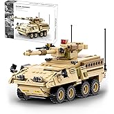 MEIEST Military Vehicle Building Blocks Sets,Armored Model Brick Set Highly Detailed Set for Military Enthusiast, Teens and A