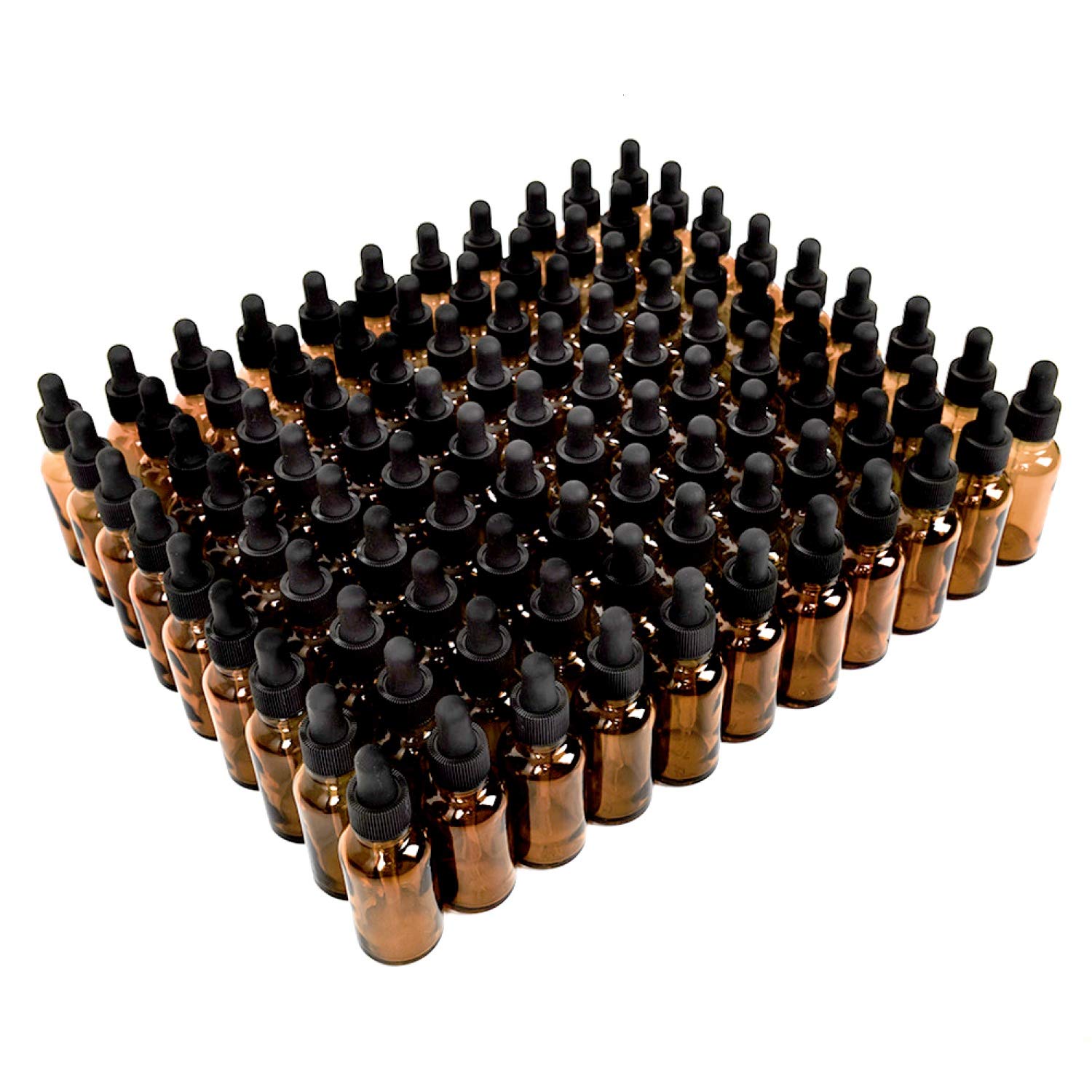 YoleShy 1oz Glass Dropper Bottle,99 Pack Amber