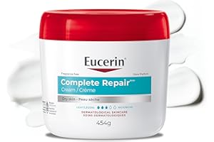 Eucerin Complete Repair Moisturizing Cream, Moisturizing Lotion with 5% Urea and Ceramides for Dry Skin, 454 g