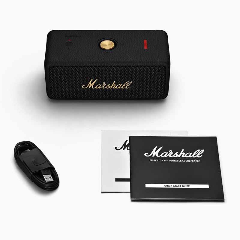 Emberton II Bluetooth Portatif Haut-Parleur, Sans Fil, Résistant à l'eau Enceinte- Noir