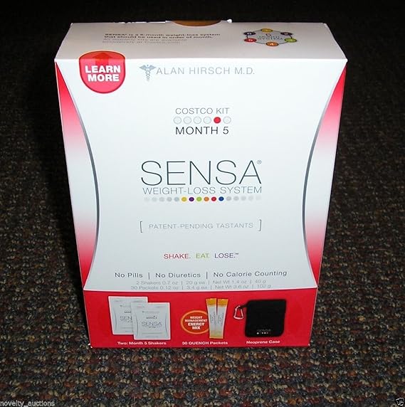 SENSA Weight Loss System Month Five Kit, 2 Shakers and 30
