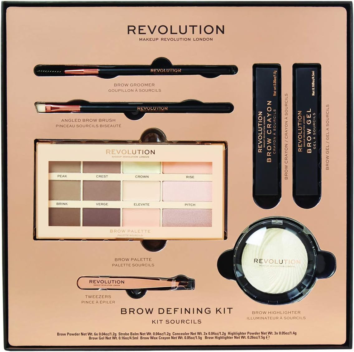 MAKEUP REVOLUTION LONDON BROW DEFINING KIT