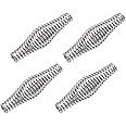 BBQ Handle Spring, Stainless Steel Grill Smoker Pits Handle Spring, Spring Stove Handle Pit Accessories, for BBQ Grills, Coal/Wood/Pellet Stoves, Fireplace Barbecue Tool(Size:4Pcs)