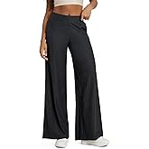 ODODOS Women's Extra Wide Leg Pants - Ultra Soft odSTRATUM Tech Casual Relaxed Lounge Pants with Pockets - 29" Inseam