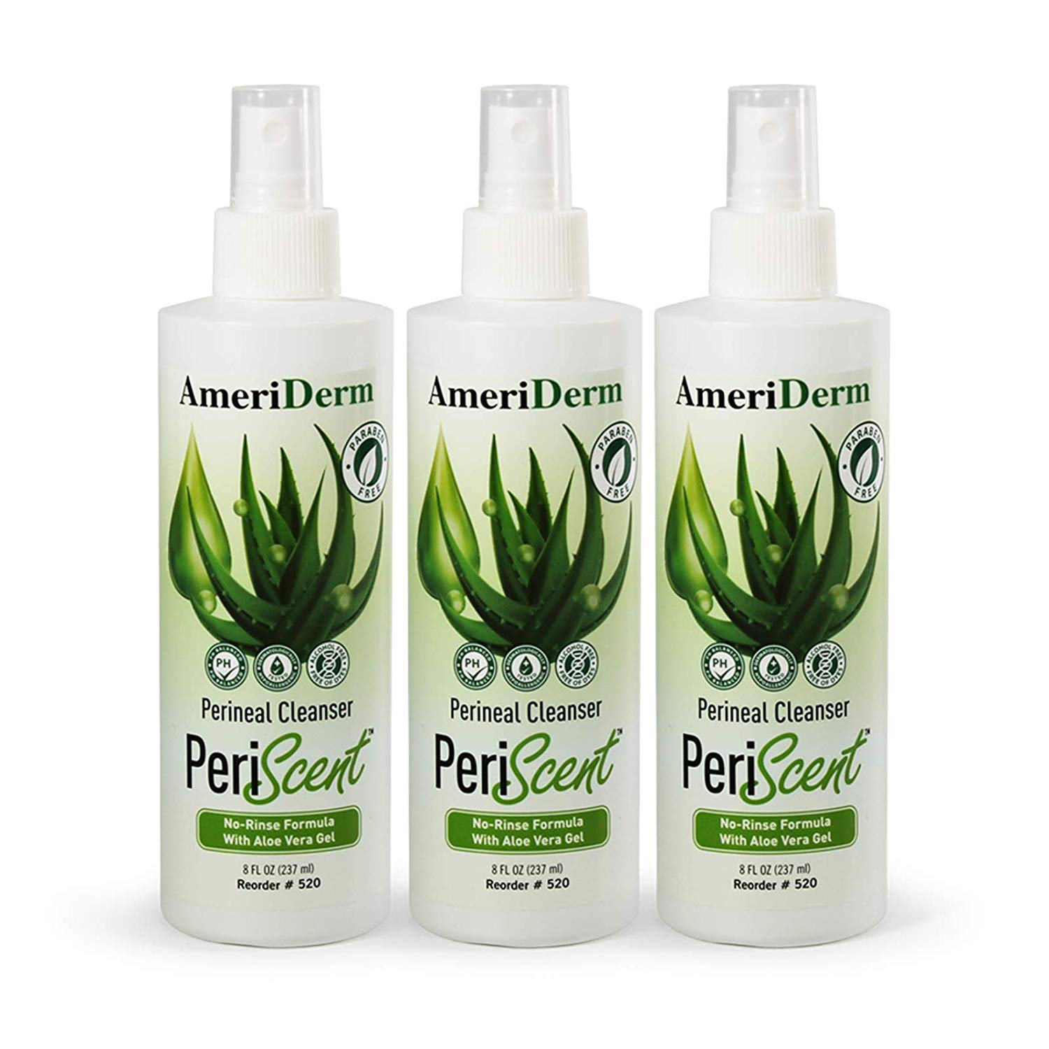 AmeriDerm Premium Perineal Cleanser with AloeVera PH