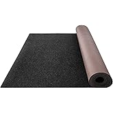 VEVOR Boat Carpet, 6 ft x 18 ft Marine Carpet for Boats, Waterproof Black Indoor Outdoor Carpet with Marine Backing Anti-Slid