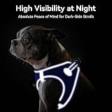 Joytale Step in Dog Harness Navy Blue Small Breeds Breathable Reflective view 5