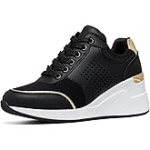 Cestfini Wedge Sneakers for Women - Wedge Tennis Shoes Non-Slip Women Fashion Sneakers