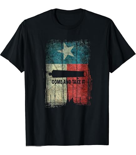 Come And Take It Saltwater Fishing Lure Flag Pun T-Shirt : Clothing, Shoes & Jewelry
