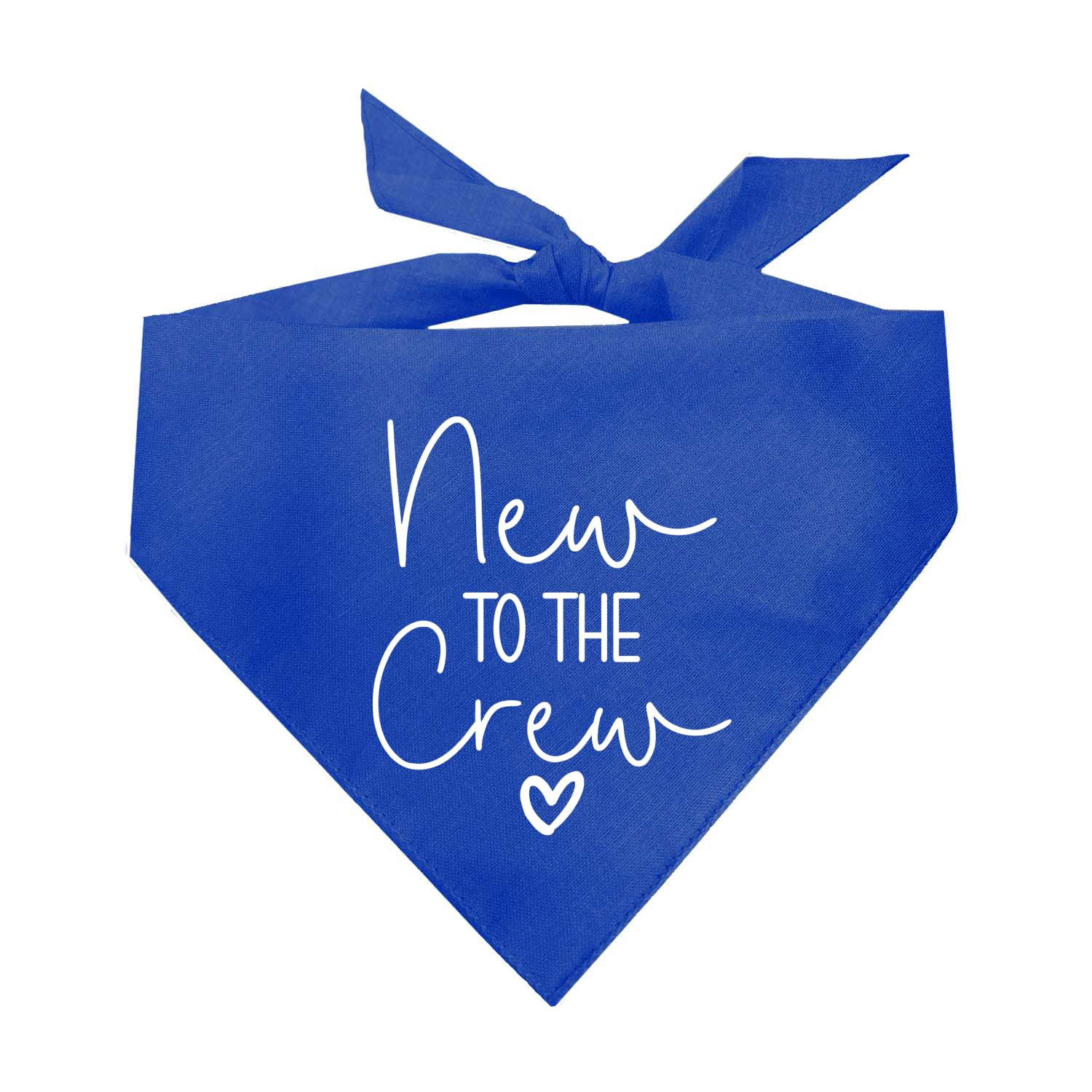 New to The Crew Triangle Dog Bandana (Assorted Colors)