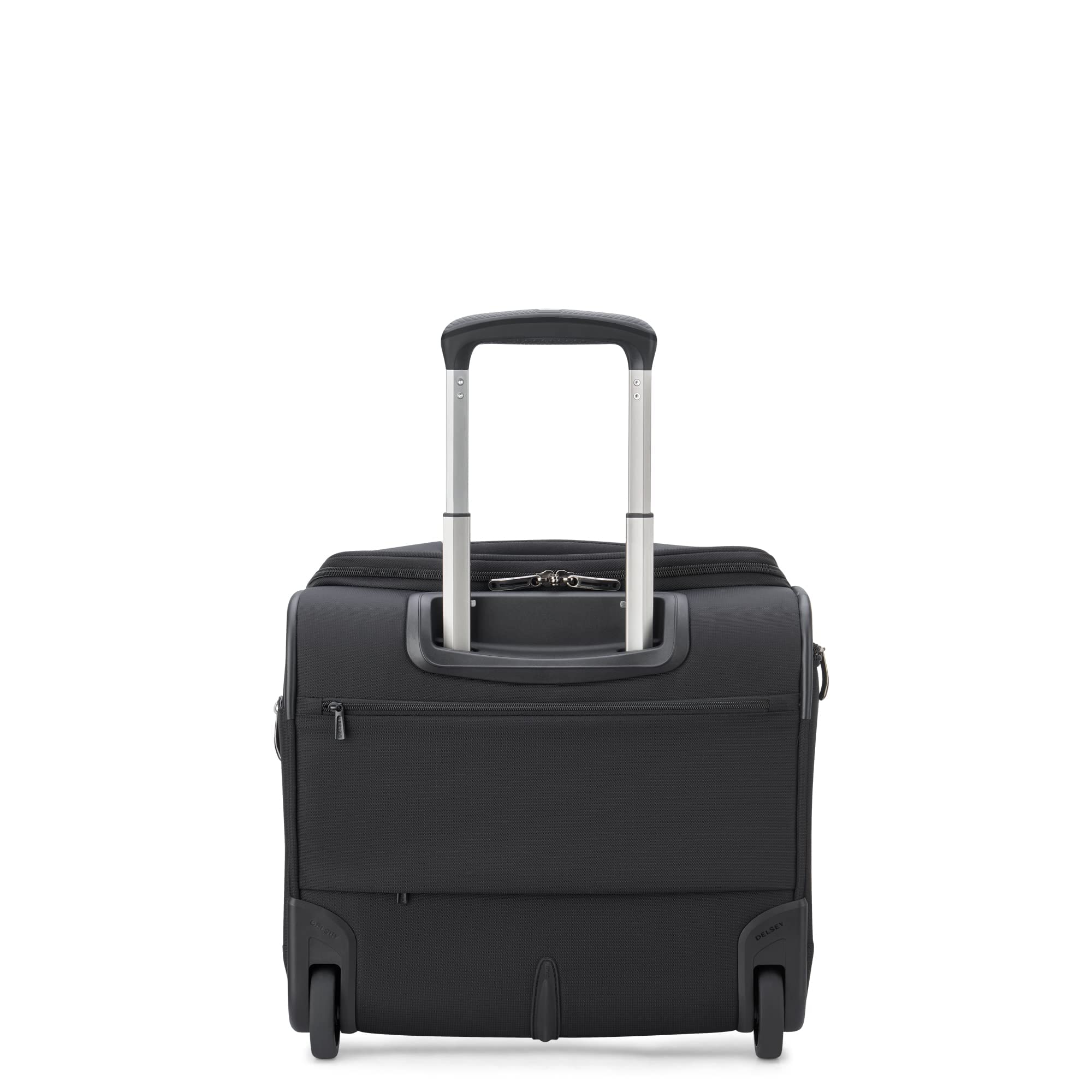 DELSEY PARIS Helium DLX Softside Luggage Under-Seater with 2 Wheels, Black, Carry on 16 Inch