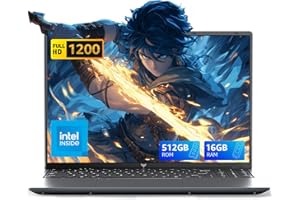 2025 ACEMAGIC LX16 Laptop, 16-inch FHD (1920 x 1200) Display,Intel Alder Lake-N N97 (4C/3.6GHz), 16GB DDR4 RAM, 512GB SSD, Wi