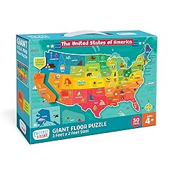Chuckle & Roar - USA Map Puzzle - Engaging and