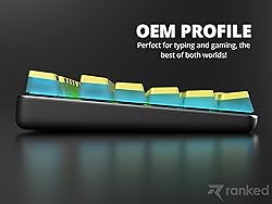 Ranked Pudding PBT Keycaps | 112 Double Shot