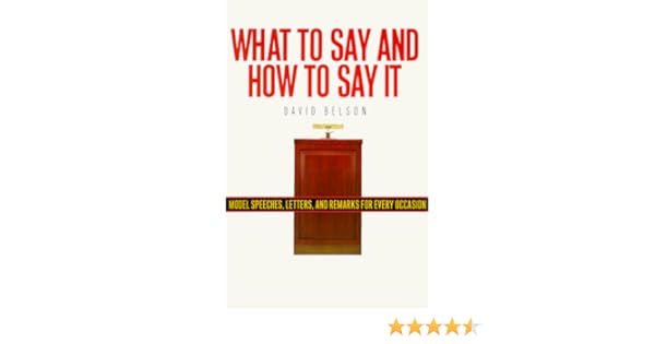 Custom speeches for all occasions