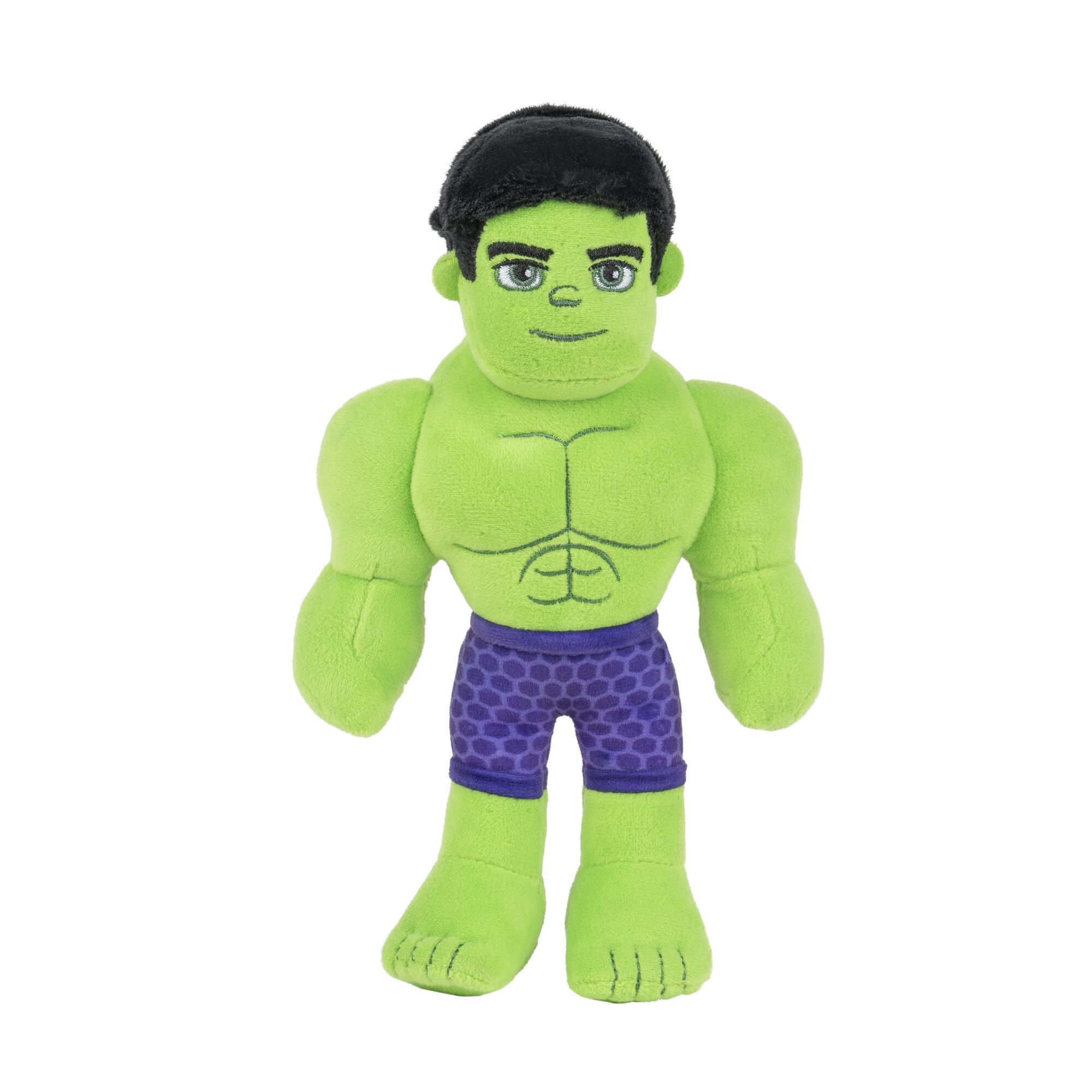 Marvel's Spidey and his Amazing Friends - 8-Inch Little Plush Hulk Kids Ages 3 and up-Toys Featuring Your Friendly Neighbourhood Heroes