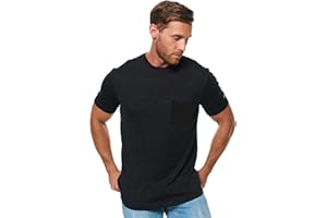 MERINO.TECH Merino Wool T-Shirt Mens - Short Sleeve Merino Wool Shirts for Men Sport Lightweight Thermal Base Layer Hiking Tshirt