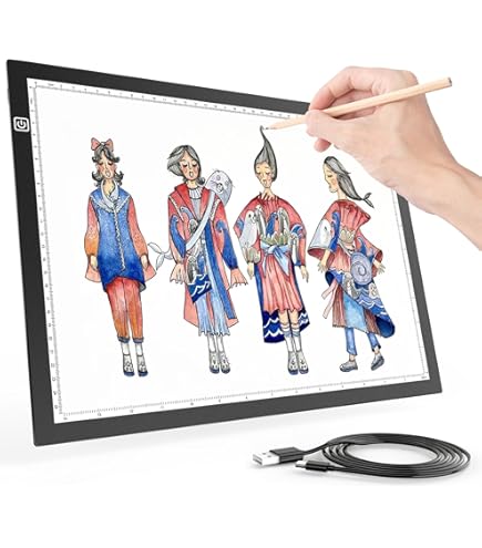 Amazon.com: Fiqiuuiid A3-D40 Rechargeable LED Light Pad - 6-Level