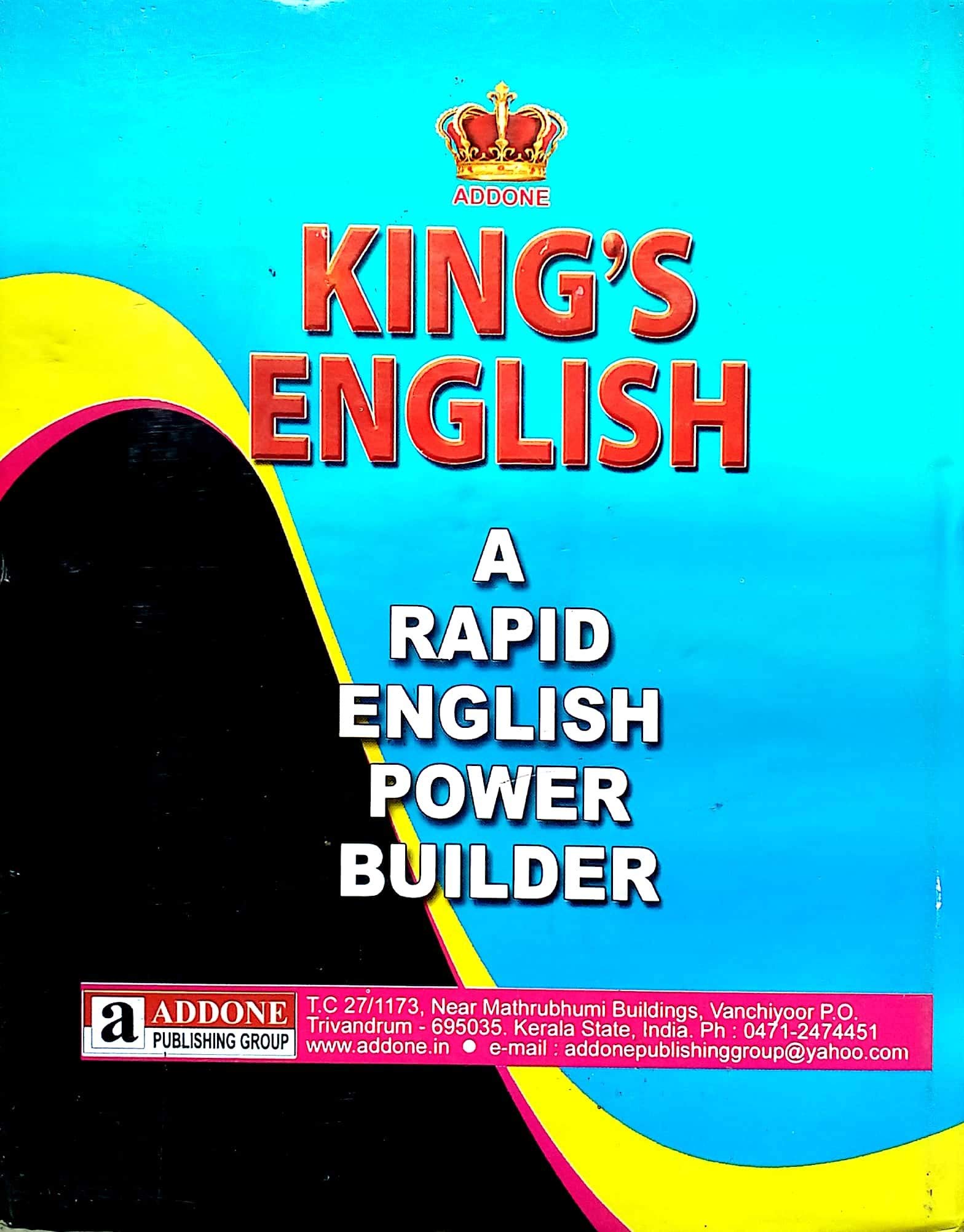 Addone King S English Deluxe Encyclopaedic Edition Arun G Pillai M A Eng Mal Shibu A S Panicker M A Eng G K Nair M A Eng G Jayakumar M A Eng V S Sudheesh Chandran M Sc Maths