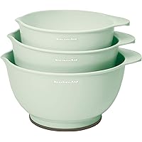 KitchenAid Classic Mixing Bowls, Set of 3, Pistachio, 3.5 quarts