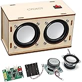 STEM Projects for Kids & Adults Build Your Own Bluetooth Speaker - Science Experiment Electronics Kit | Beginner's Starter DIY Set,STEM Gifts for Teenage Girls + Boys Ages 10 and Up (Dual Speakers)