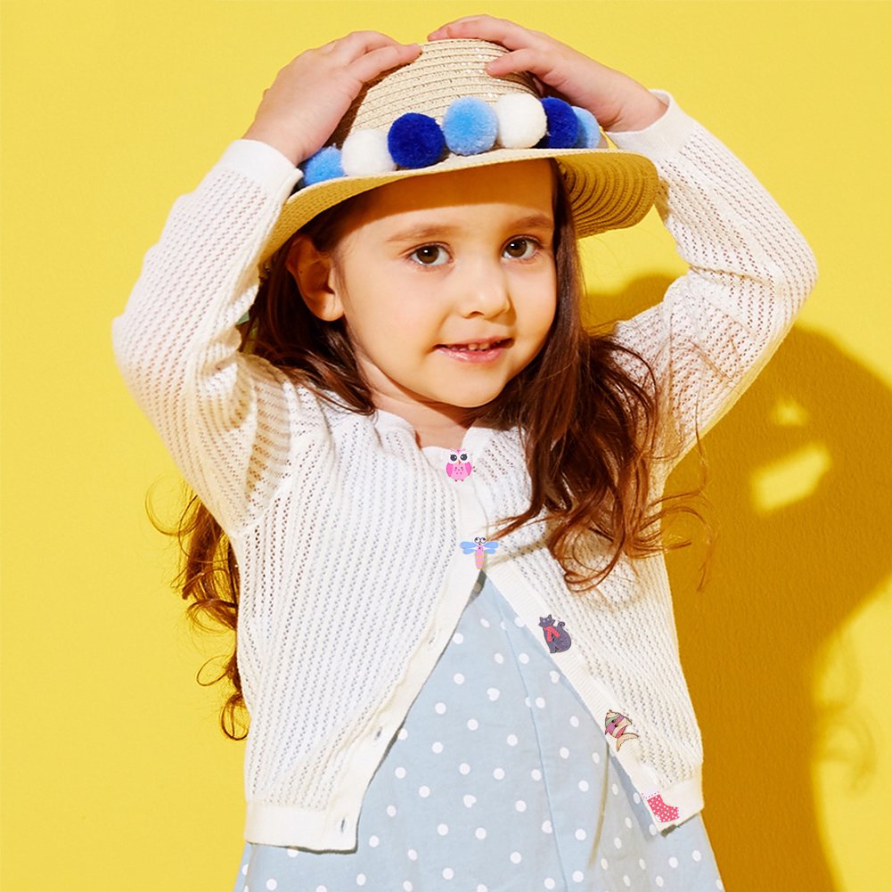 150 pcs Mixed Wooden Buttons, Cartoon Wood Buttons and Round Painting Buttons for Crafting,Sewing,Scrapbooking and DIY Decoration