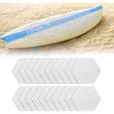 TRINKA 20PCS Surfboard Traction Pads | Waxless Hexagon Surfboard Clear Deck Grip Pad, DIY Non Slip Accessories for Surfpad Water Sports Skimboards