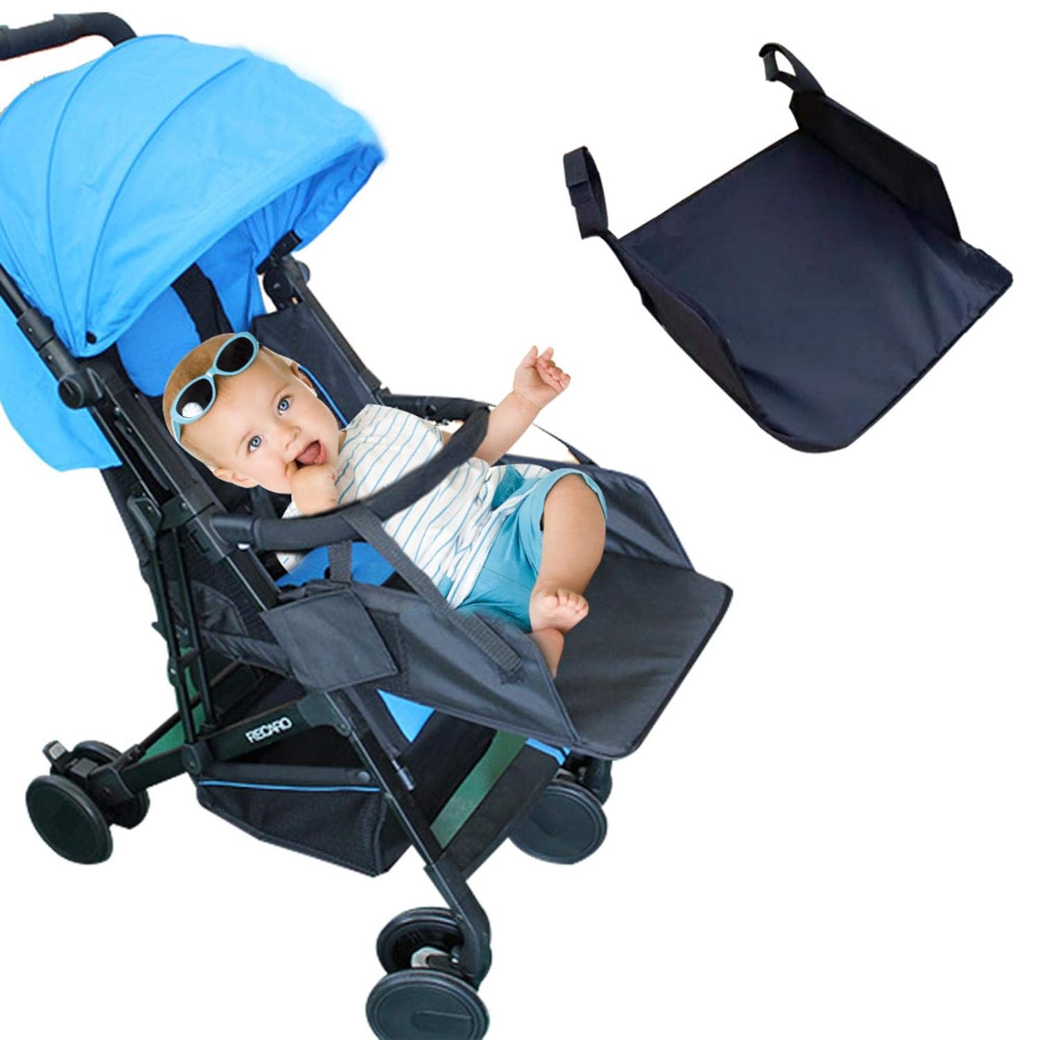 stroller footrest extension