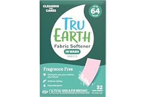 Tru Earth Fabric Softener Strips for Washing Machine, Alternative to Fabric Softener Liquid and Pods, Fresh Linen Scent Boost