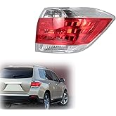 SEBLAFF Right Tail Light Rear Tail Lamp Assembly Replacement for 2011-2013 highlander Passenger Side 815500E070 TO2801185
