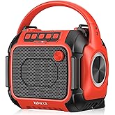 Portable Bluetooth Speaker Compatible for Milwaukee 18V with FM Radio,Bluetooth 5.3,Aux Port Supported,TF-Card Input,USB & Ty