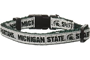 MIRAGE PET PRODUCTS Pets First Collegiate Pet Accessories, Dog Collar, Michigan State Spartans, Small