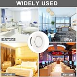 AFASOES Round Ceiling Vent Adjustable Air Valve Grille 100mm 4" Metal White view 7