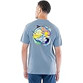 Guy Harvey Men’s Short Sleeve Lightweight Cotton Fishing Graphic Pocket T-Shirt