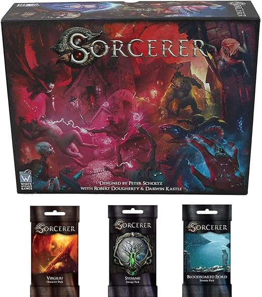 Amazon Sorcerer Card Game Bundle Base Game Plus Sylvanei 